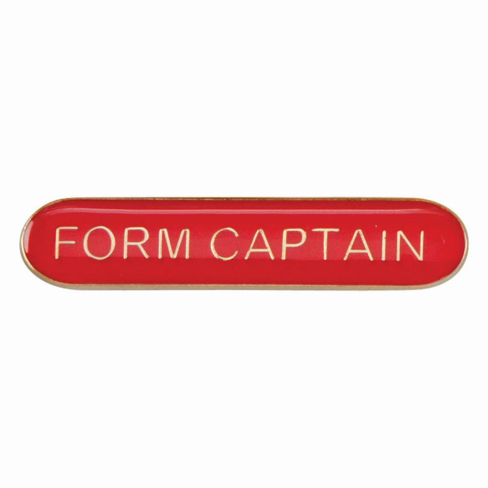 Form Captain Red Bar Badge