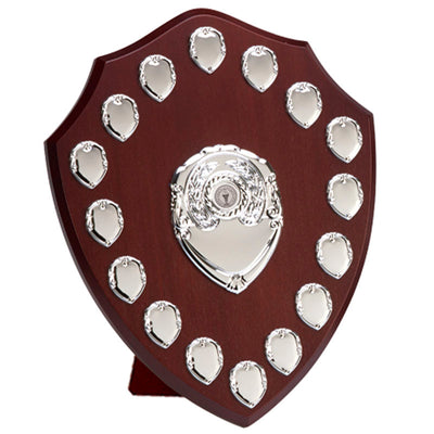 Presentation Annual Shield Award Silver & Rosewood Triumph Annual Shield