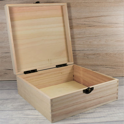 Wooden Memory Keepsake Box - Initials