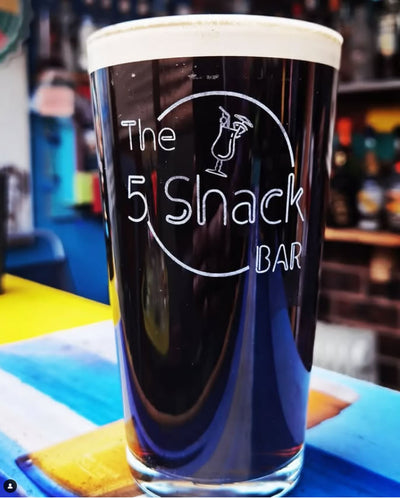 1 Pint Premier Beer Glass - Add Your Text or Logo