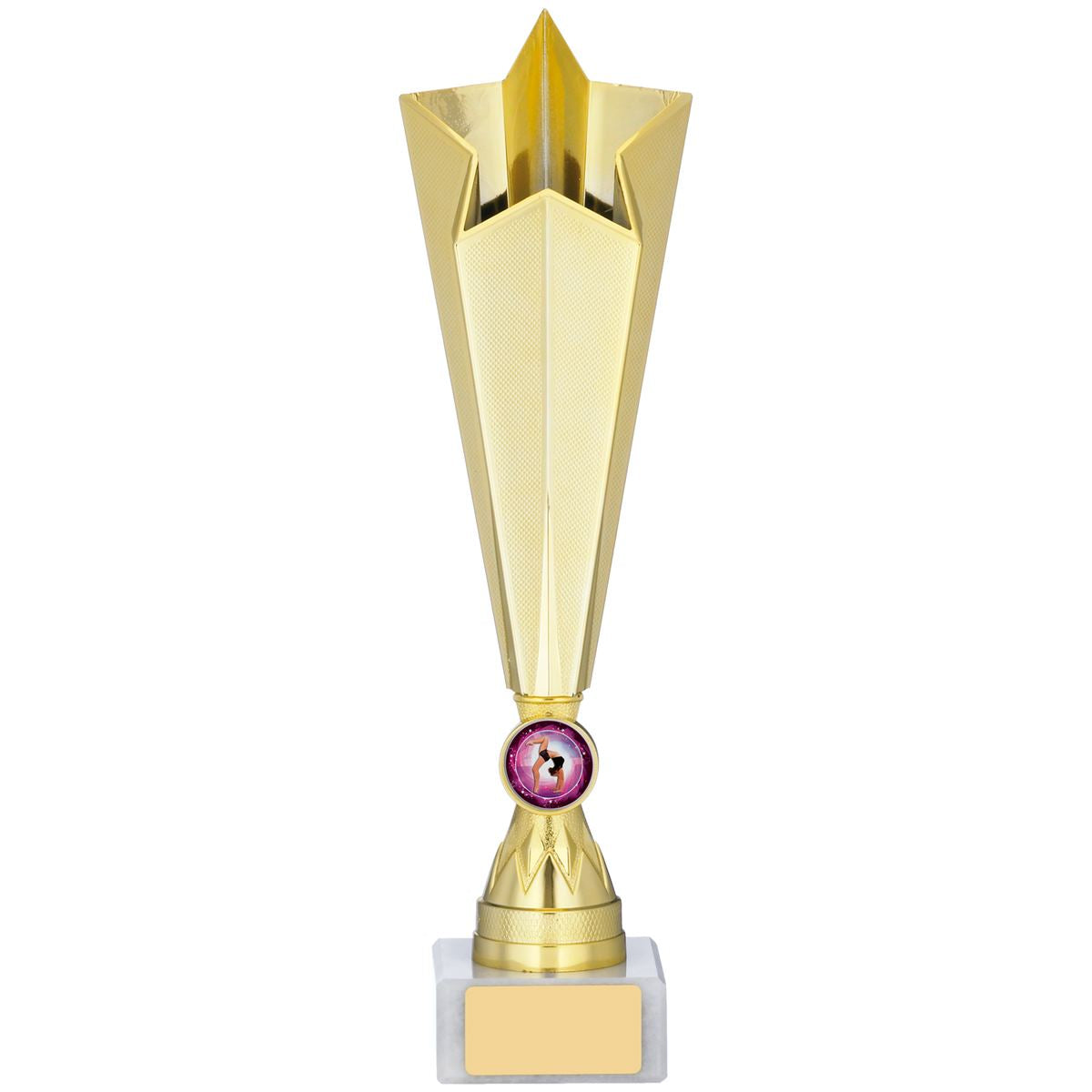 Gold Star Tower Trophy - B Size