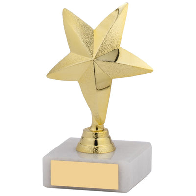 Golden Star Award 3D Star Figure Trophy