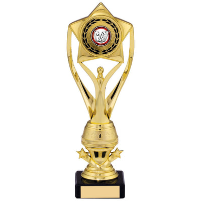Victory Figure Tower Trophy in Gold and Black - B Size
