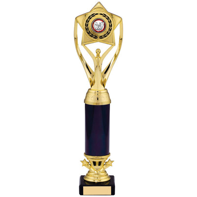 Victory Figure Tower Trophy in Gold and Black - E Size