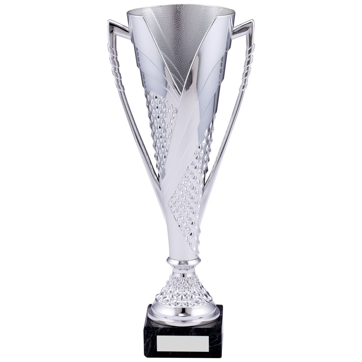 Silver Cup Tower Trophy - A Size
