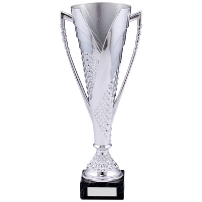 Silver Cup Tower Trophy - A Size