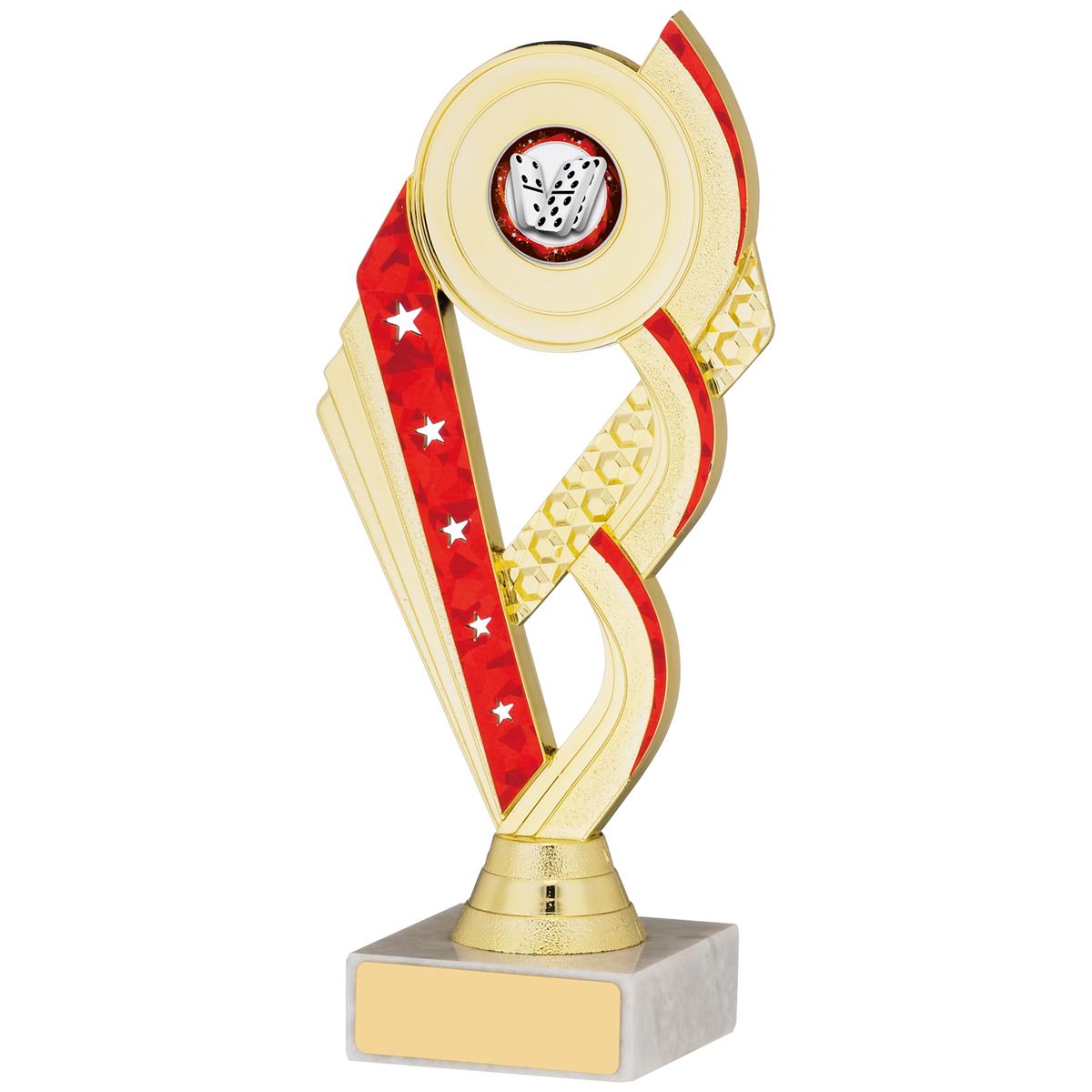 Multi Award Gold and Red Trophy