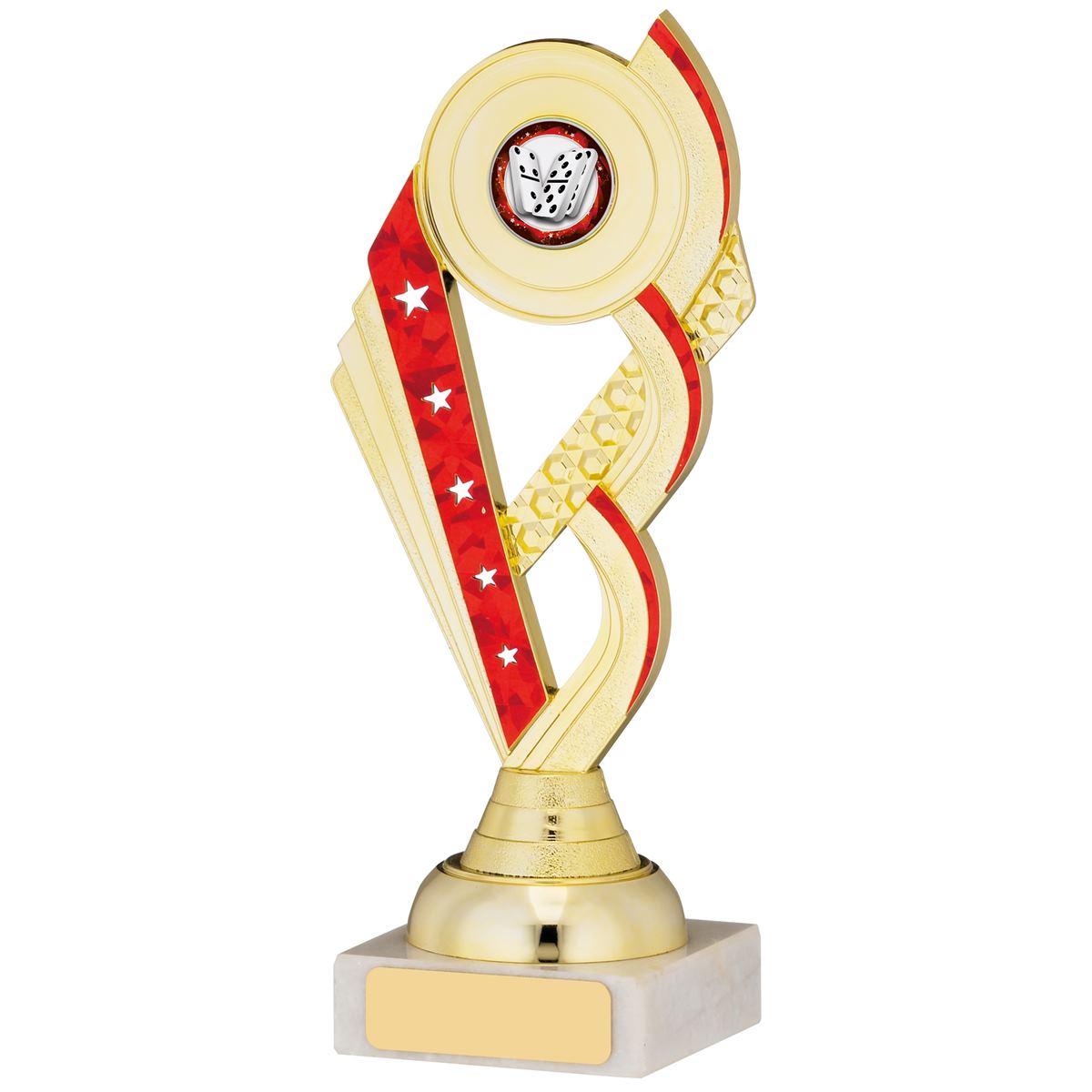 Multi Award Gold and Red Trophy