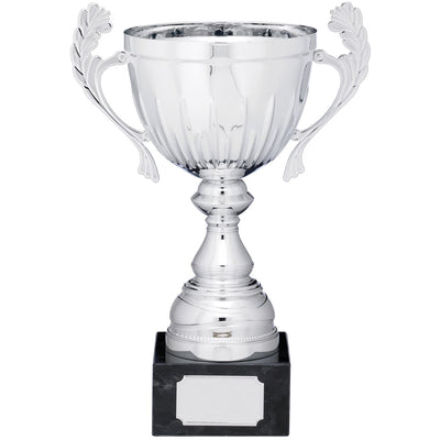 Silver Trophy Cup with Handles - E Size