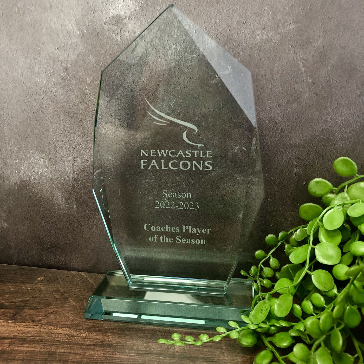 Innovate Jade Glass Plaque Award Trophy