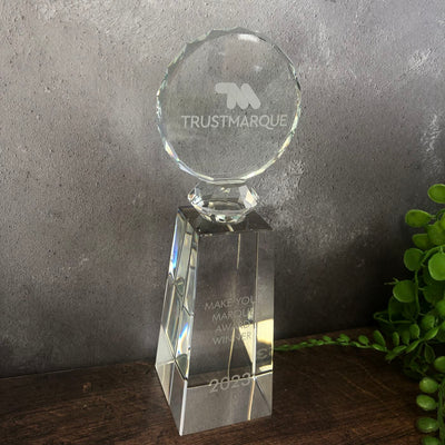 Eclipse Crystal Award Trophy