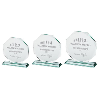 Jade Diamond Edge Recognition Glass Award