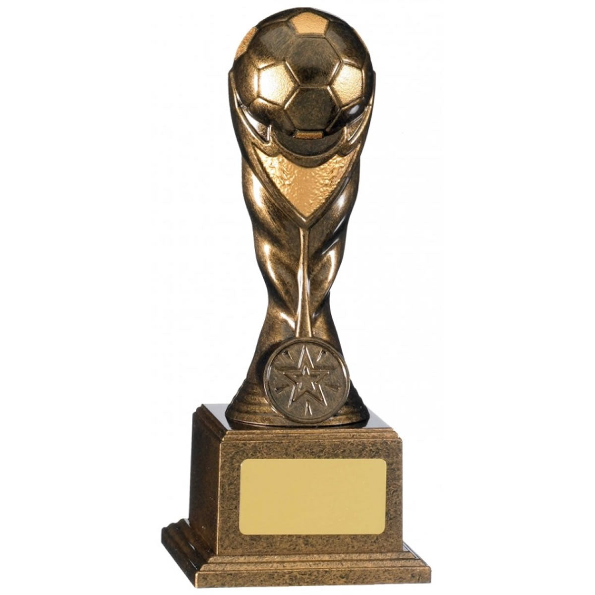 Football Ball Trophy Award - Gold