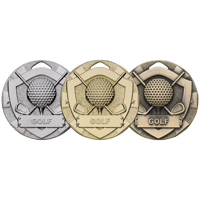 Golf Medal Ball & Clubs - 50mm