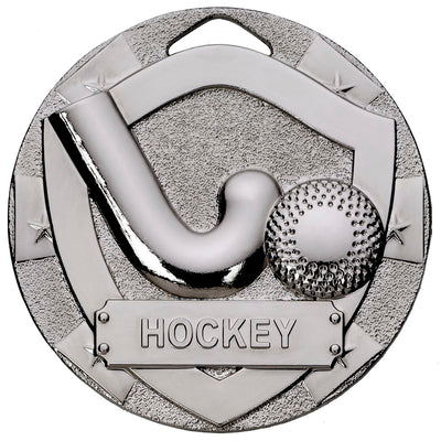 Hockey Mini Shield Medal - Silver