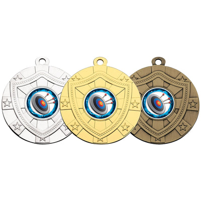 Shield Medal with Stars - 60mm