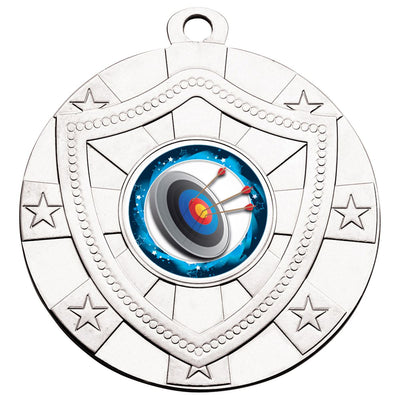 Shield Medal with Stars - Silver