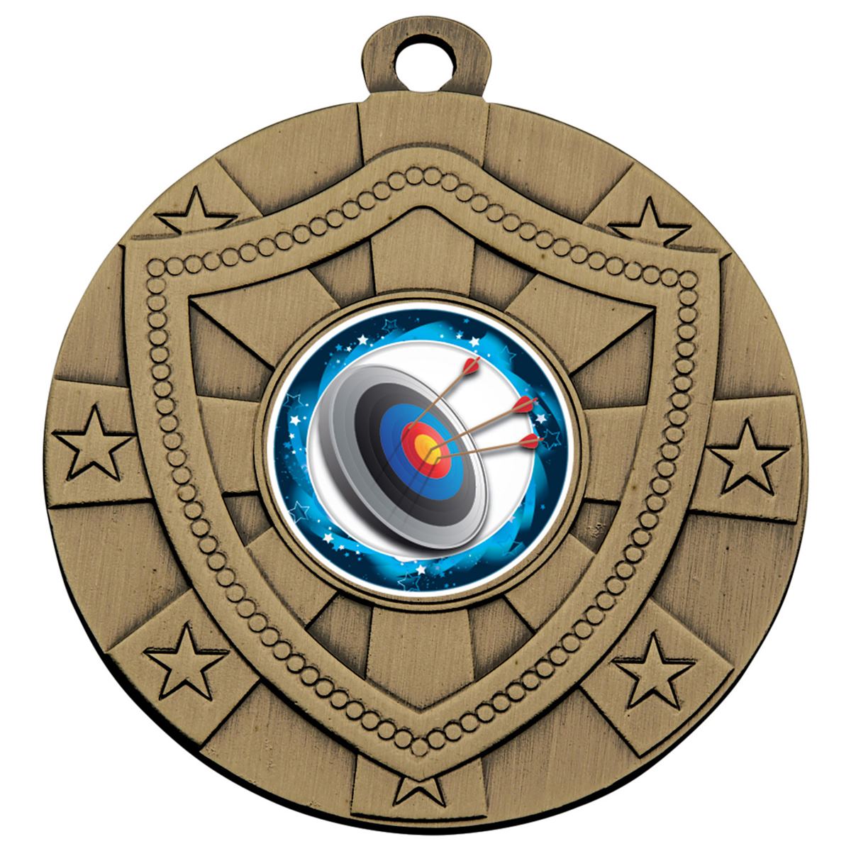 Shield Medal with Stars - Bronze