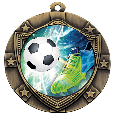 Shield Medal with Stars - Bronze