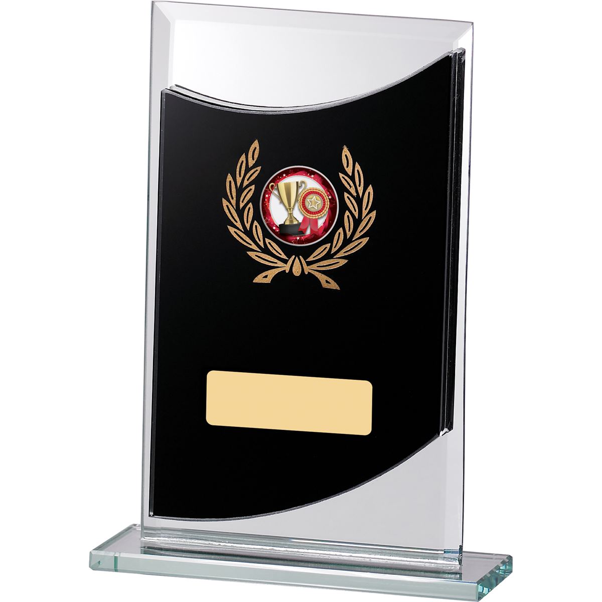 Black Mirror Rectangular Glass Award - C Size