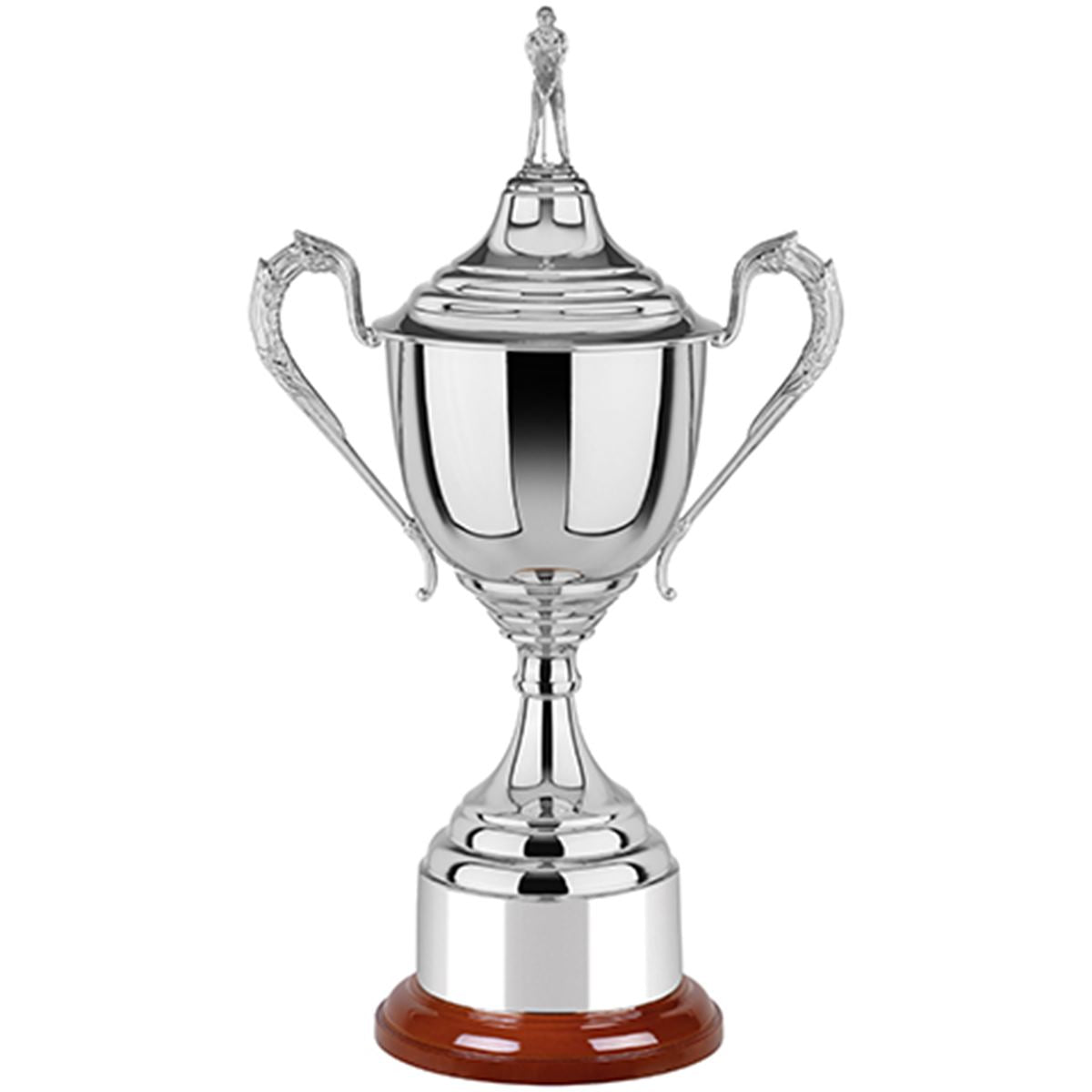 Golf Trophy Cup Nickel Plated
