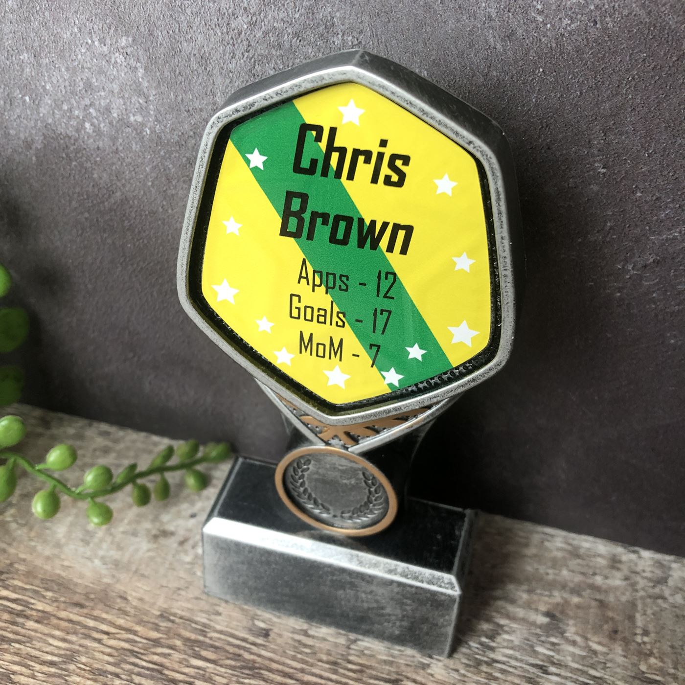 Falcon Personalised Award Trophy Add Logo