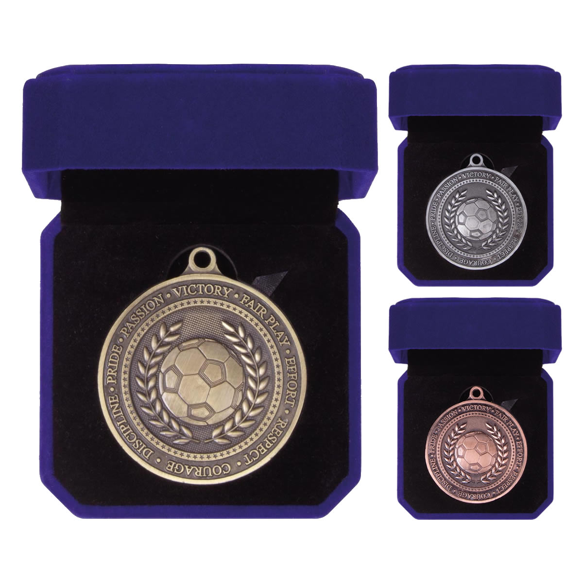 Olympia Laurel Football Medal & Box