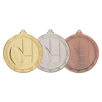 Cascade Rugby Medal 5cm