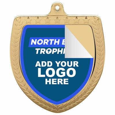 Bespoke Custom Logo Cobra Shield Medal - 7.5cm - MINIMUM ORDER 10 PIECES