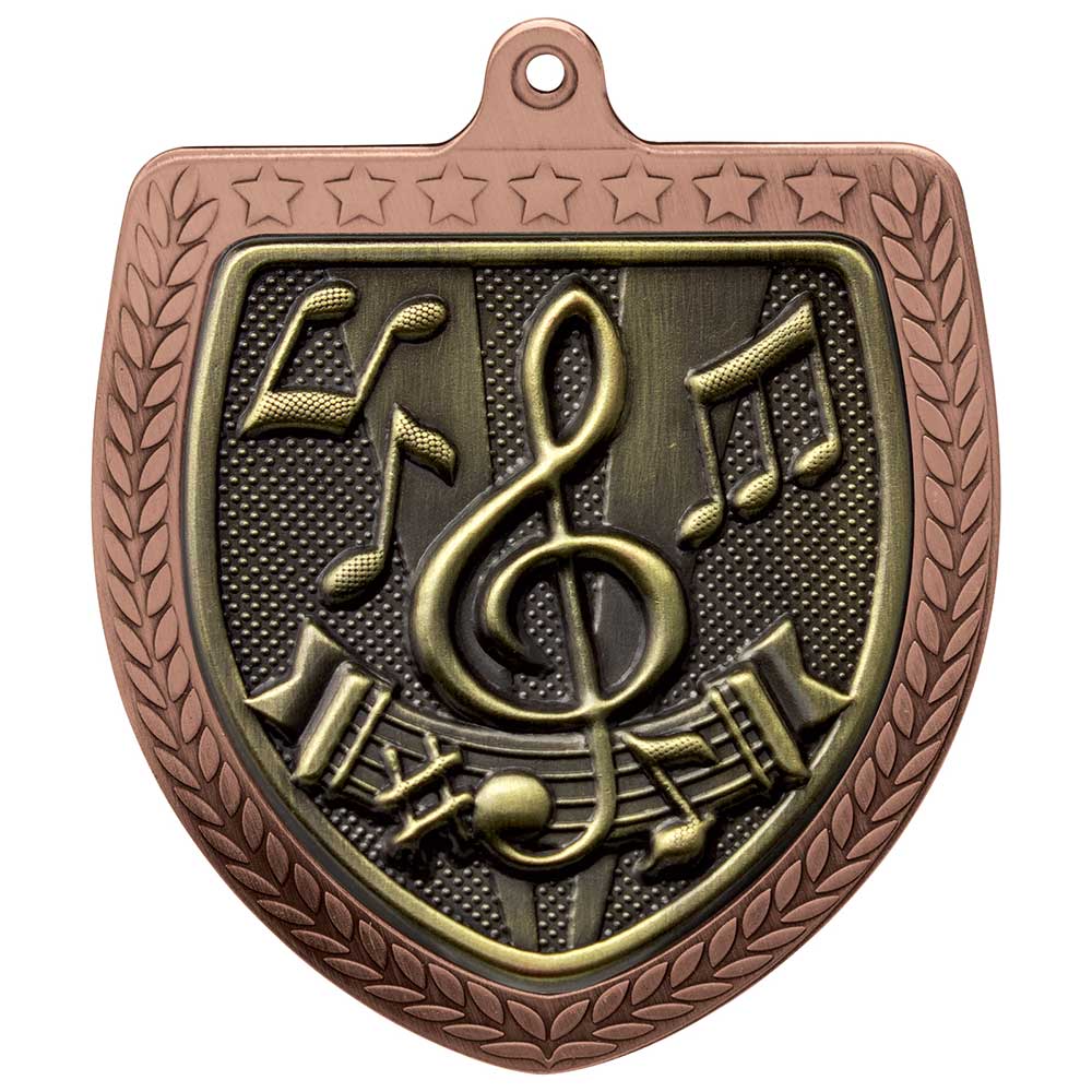 Cobra Music Shield Medal 7.5cm