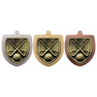 Cobra Field Hockey Shield Medal 7.5cm