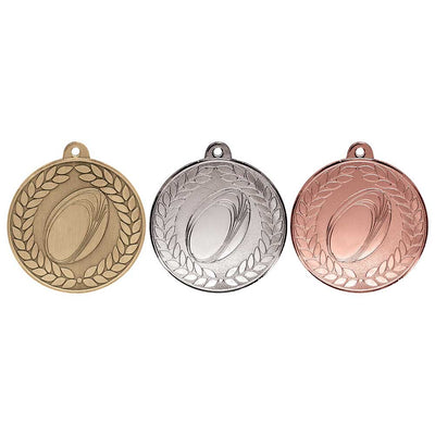 Aviator Rugby Medal 5cm