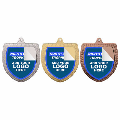 Bespoke Custom Logo Cobra Shield Medal