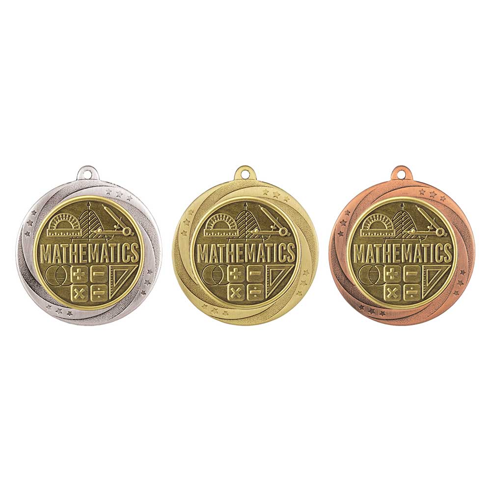 Superstar Maths Medal 6cm