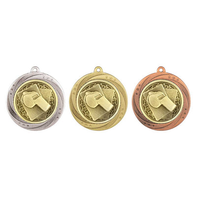 Superstar Referee Football Medal 6cm
