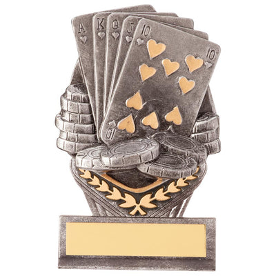 Mini Poker Cards Trophy Falcon Award
