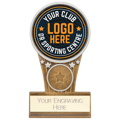 Mini Ikon Tower Personalised Award Trophy Add Your Logo Or Club Badge
