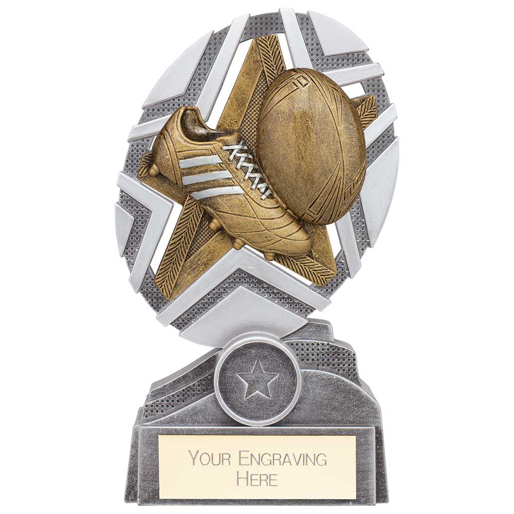 The Stars Rugby Plaque Trophy Award