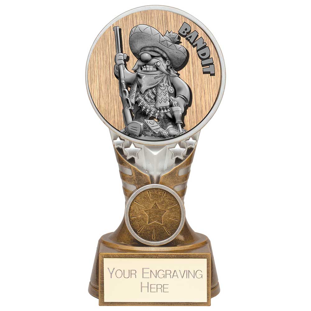 Ikon Goof Balls Bandit Trophy Award Silver And Gold