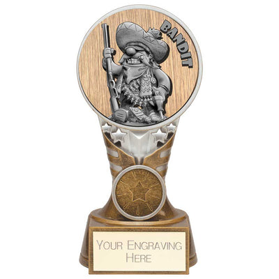 Ikon Goof Balls Bandit Trophy Award Silver And Gold