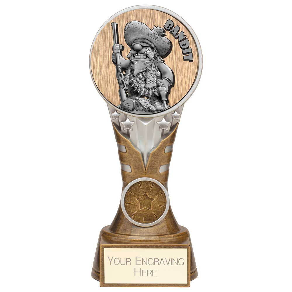 Ikon Goof Balls Bandit Trophy Award Silver And Gold