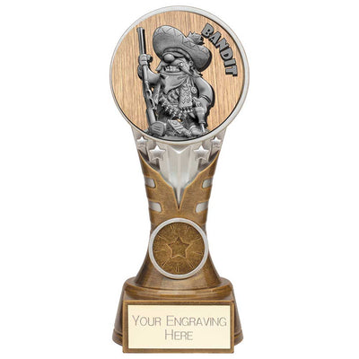 Ikon Goof Balls Bandit Trophy Award Silver And Gold