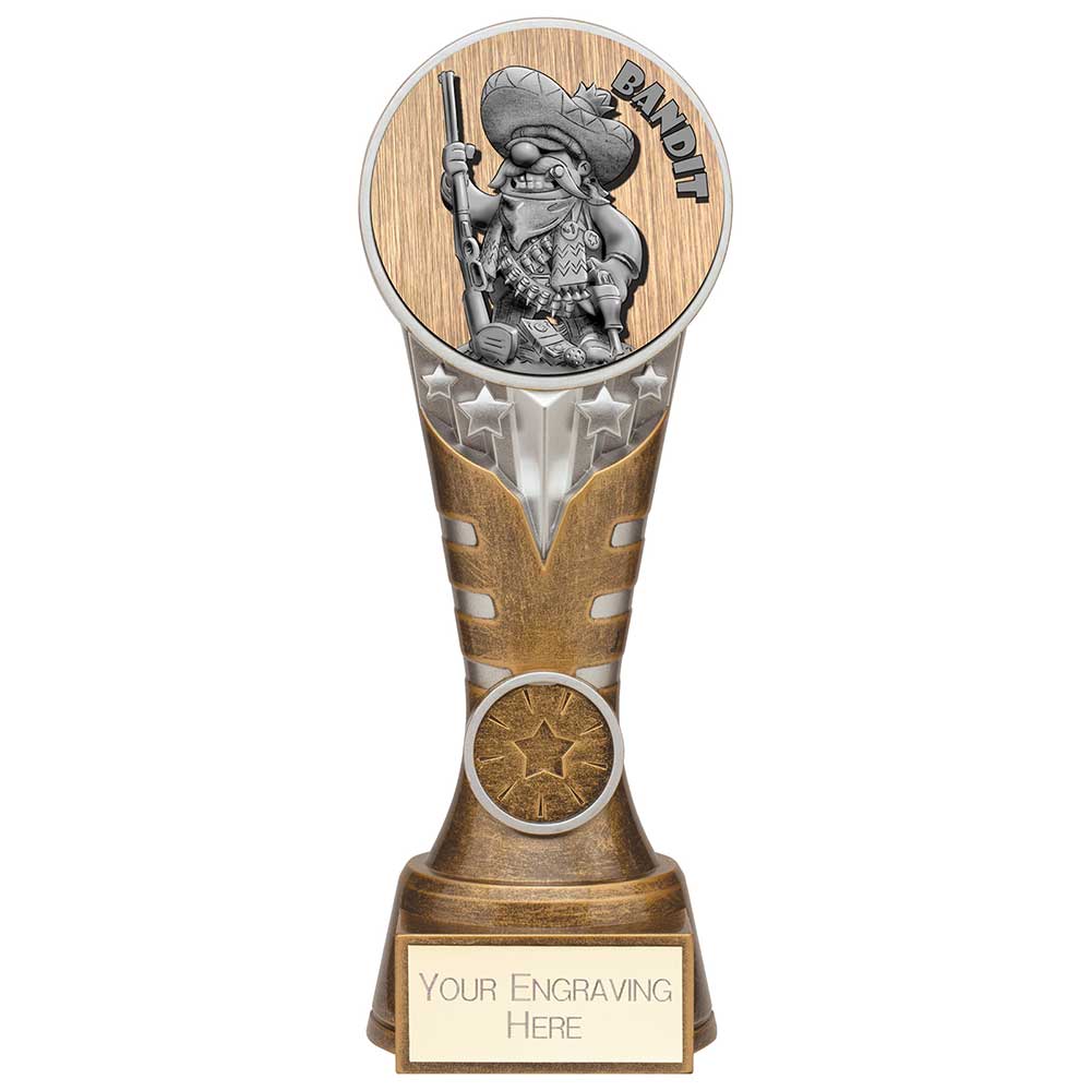 Ikon Goof Balls Bandit Trophy Award Silver And Gold