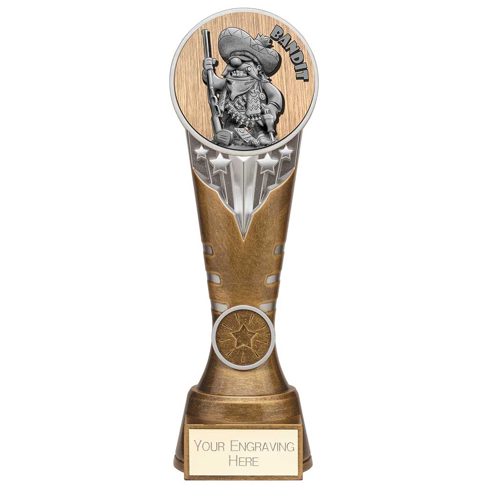 Ikon Goof Balls Bandit Trophy Award Silver And Gold