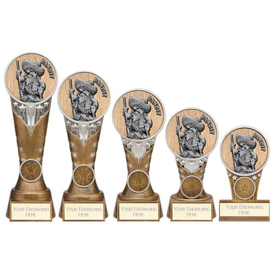 Ikon Goof Balls Bandit Trophy Award Silver And Gold