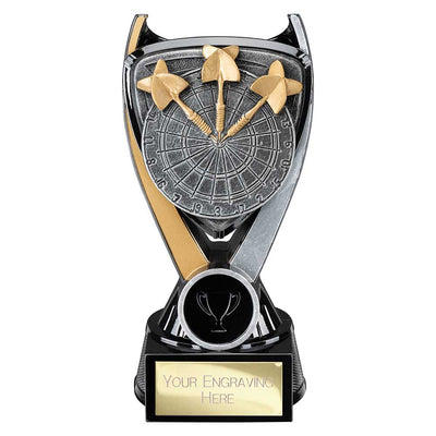 Wolverine Darts Trophy Tower Carbon Black And Gold Fusion