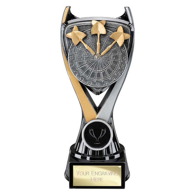 Wolverine Darts Trophy Tower Carbon Black And Gold Fusion