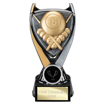 Wolverine Pool Trophy Tower Carbon Black And Gold Fusion