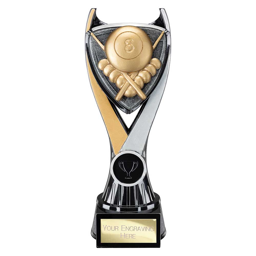 Wolverine Pool Trophy Tower Carbon Black And Gold Fusion