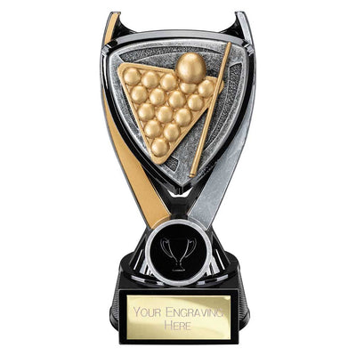 Wolverine Snooker Trophy Tower Carbon Black And Gold Fusion